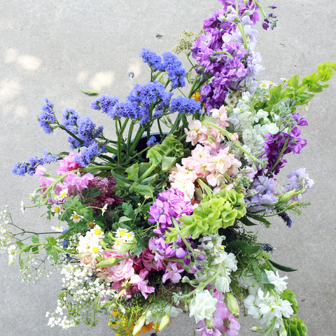 uPick DIY Wedding Ten Buckets of Blooms