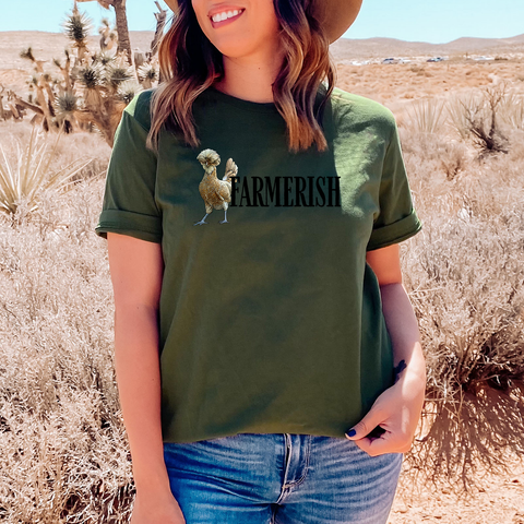 Farmerish Polish Hen — Lightweight 100% Cotton Unisex Tshirt