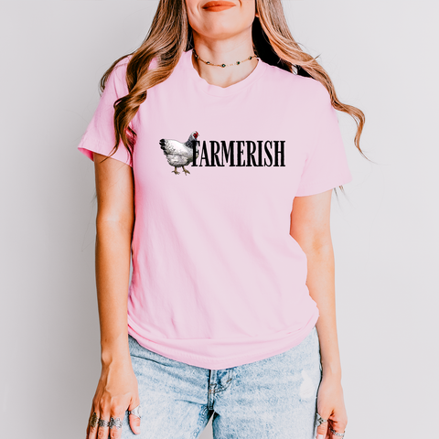 Farmerish Sussex Hen — Lightweight 100% Cotton Unisex Tshirt