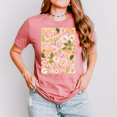 Flourish — Lightweight 100% Cotton Unisex Tshirt