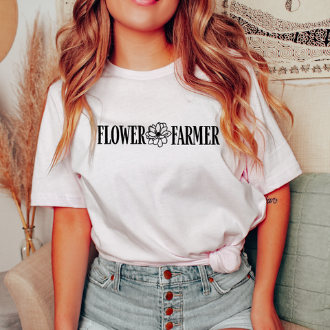 Flower Farmer — Lightweight 100% Cotton Unisex Tshirt